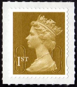 Stamp, Queen Elizabeth II - Security Machin M11L, United Kingdom of Great Britain & Northern Ireland,  , Heads of State, Royalty, Queens