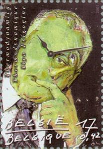Stamp, Millennium, Belgium,  , Special Occasions, Nobel Laureates, Millennium, Chemists