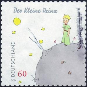 Stamp, Little Prince, Germany, Federal Republic,  , Authors, Fairy Tales, Literature, Children