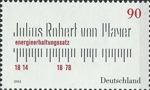 Stamp, Scale for equivalence of heat and energy, Germany, Federal Republic,  
