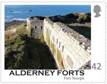 Stamp, Fort Tourgis, Alderney,  , Fortresses / Strongholds