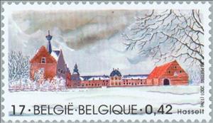 Stamp, Farms, Belgium,  , Agriculture, Farmhouses