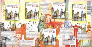 Souvenir Sheet, Maastricht, Netherlands,  , Towers, Buildings, Churches - Cathedrals - Basilicas - Chapels
