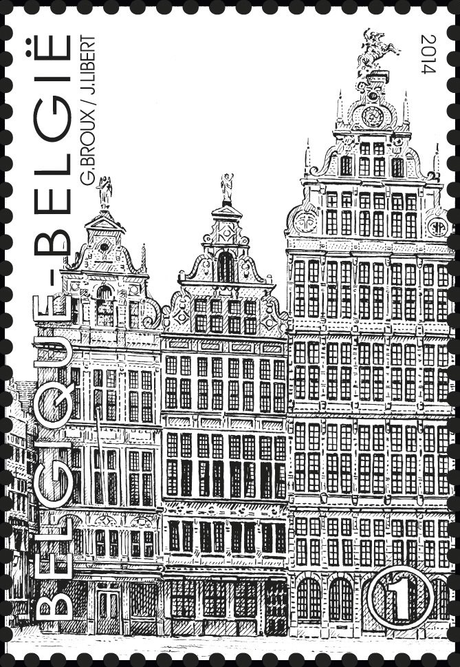 Antwerp Main Square: 16th-century Guildhouses 1
