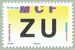 Stamp, A ma view, France,  