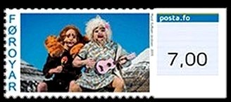 Stamp, ATM - Label, Faroe Islands,  