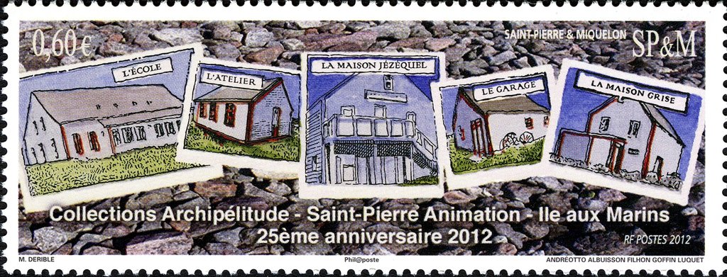 Vignettes of historic houses