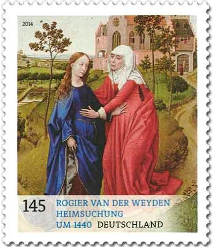 Visitation, painting by Rogier van der Weyden (died 1464)