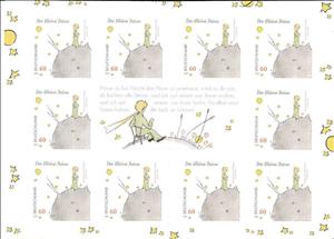 Booklet, The Little Prince on Asteroid, Germany, Federal Republic,  , Authors, Fairy Tales, Literature, Children