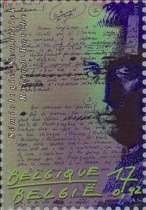 Stamp, Millennium, Belgium,  , Famous People, Special Occasions, Authors, Millennium