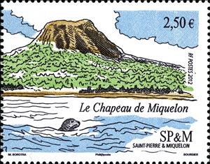 Stamp, Chapeau de Miquelon, Saint Pierre and Miquelon,  