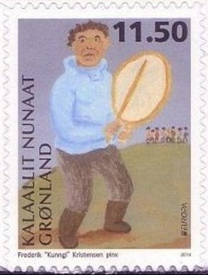 Stamp, Music Instruments, Greenland,  , Musical Instruments, C.E.P.T.
