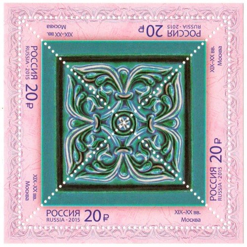 Ceramic tiles. Moscow. XIX-XX c.