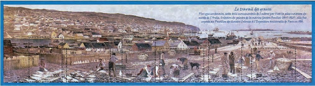 Souvenir Sheet, Block issue, Saint Pierre and Miquelon,  