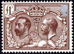 Stamp, King George V, United Kingdom of Great Britain & Northern Ireland,  , Heads of State, Royalty, Kings