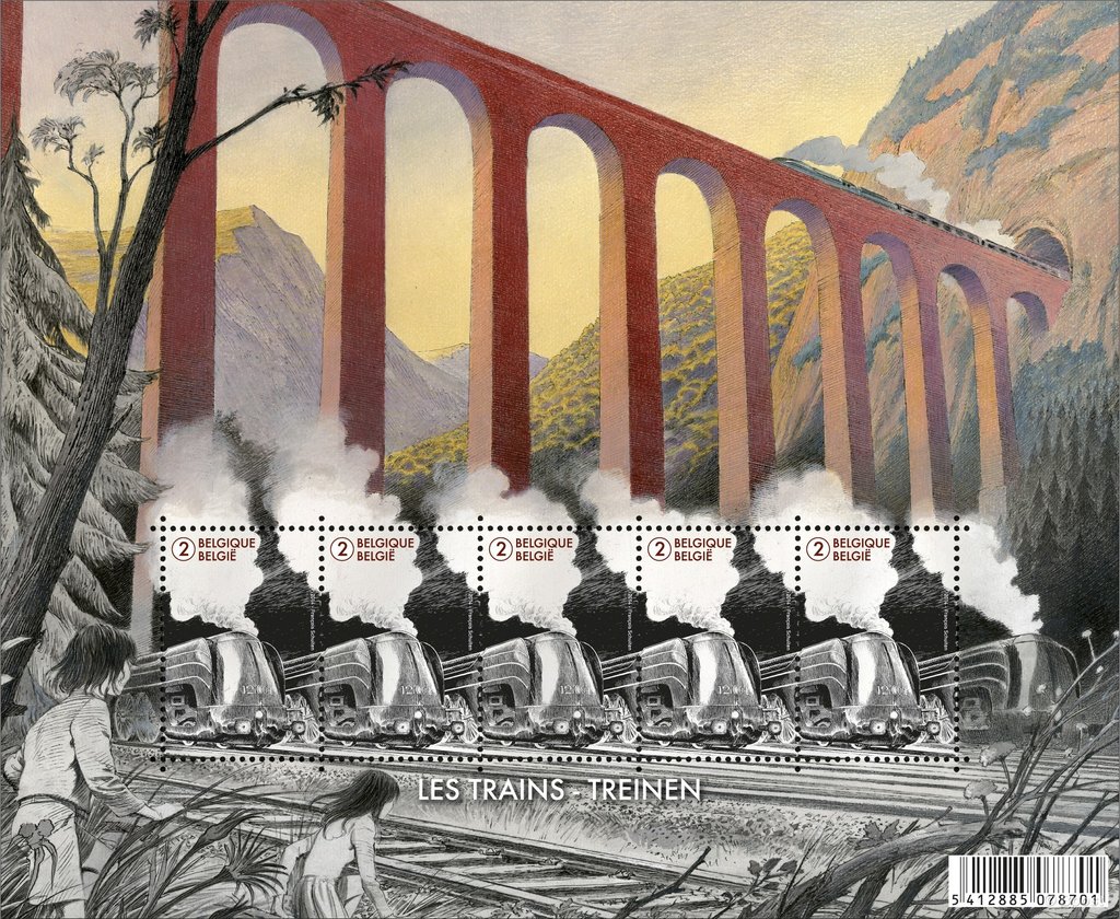 Sheet The world of the train
