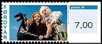 Stamp, ATM - Label, Faroe Islands,  