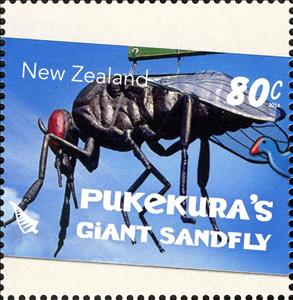 Stamp, Pukekura, New Zealand,  