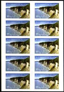 Mini Sheet, Foil Sheet Jasmund National Park, Germany, Federal Republic,  