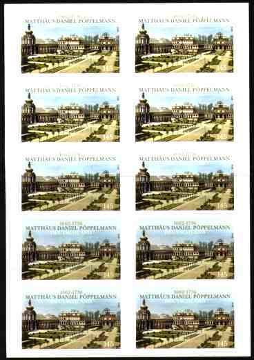 Foil Sheet 350th Birthday of Pöppelmann