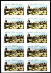 Mini Sheet, Foil Sheet 350th Birthday of Pöppelmann, Germany, Federal Republic,  