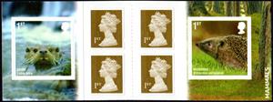Booklet, Mammals, United Kingdom of Great Britain & Northern Ireland,  , Heads of State, Royalty, Mammals, Hedgehogs, Queens