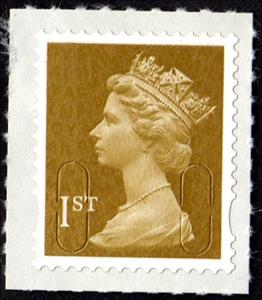 Stamp, Queen Elizabeth II - Security Machin MA10, United Kingdom of Great Britain & Northern Ireland,  , Heads of State, Royalty, Queens