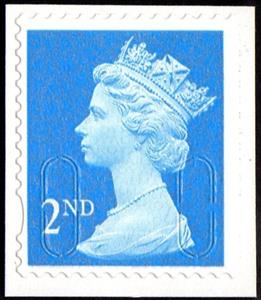Stamp, Queen Elizabeth II - Security Machin MBIL, MA10, United Kingdom of Great Britain & Northern Ireland,  , Heads of State, Royalty, Queens