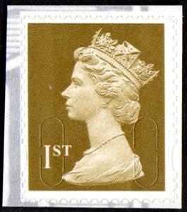 Stamp, Queen Elizabeth II - Security Machin MPIL, MA10, United Kingdom of Great Britain & Northern Ireland,  , Heads of State, Royalty, Queens