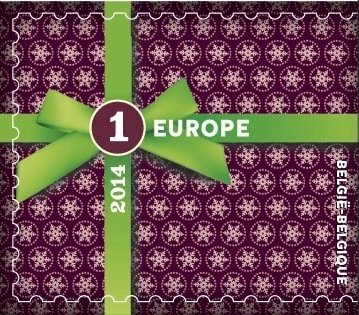 End-of-year Gift stamp Inland - Right imperforate