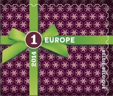 End-of-year Gift stamp Inland - Left + Bottom imperf
