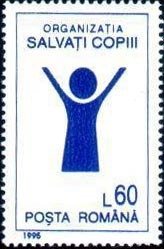 Stamp, Save the Children Organization, Romania,  