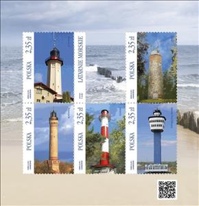 Mini Sheet, Lighthouses the Polish coastline, Poland,  , Lighthouses