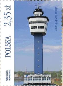Stamp, Gdańsk Northern Port, Poland,  , Lighthouses