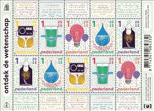 Souvenir Sheet, The Discover Science, Netherlands,  