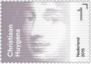 Stamp, Christiaan Huygens, Netherlands,  , Letters (Mail)