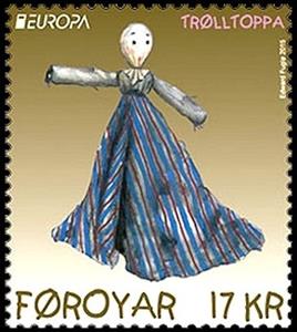 Stamp, Rag doll, Faroe Islands,  , Toys, C.E.P.T.