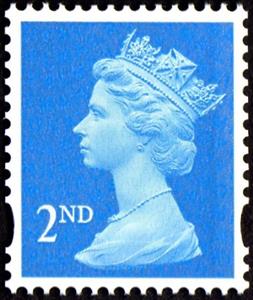 Stamp, Queen Elizabeth II - Security Machin MRIL, MA10, United Kingdom of Great Britain & Northern Ireland,  , Heads of State, Royalty, Queens