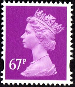 Stamp, Queen Elizabeth II - Decimal Machin, United Kingdom of Great Britain & Northern Ireland,  , Heads of State, Royalty, Queens