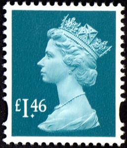 Stamp, Queen Elizabeth II - Decimal Machin, United Kingdom of Great Britain & Northern Ireland,  , Heads of State, Royalty, Queens