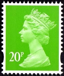 Stamp, Queen Elizabeth II - Decimal Machin, United Kingdom of Great Britain & Northern Ireland,  , Heads of State, Royalty, Queens
