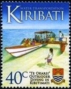 "Ti Ocarsi" Outrigger diving in Tirikimati