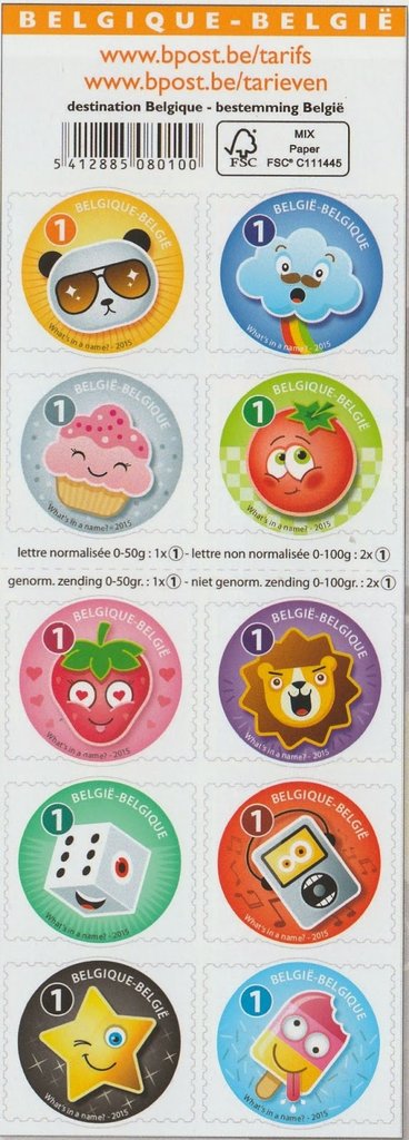Booklet Selfadhesives  "Litlle Faces"