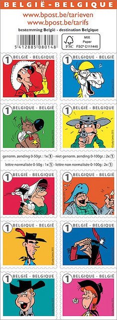 Booklet Selfadhesives Lucky Luke
