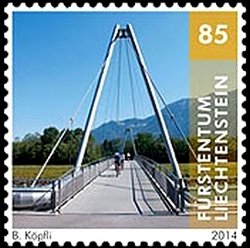 Stamp, Bridge, Liechtenstein,  , Bridges