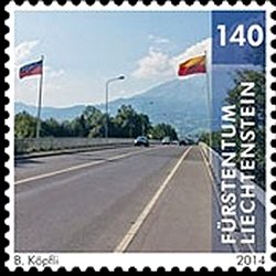 Stamp, Bridge, Liechtenstein,  , Bridges