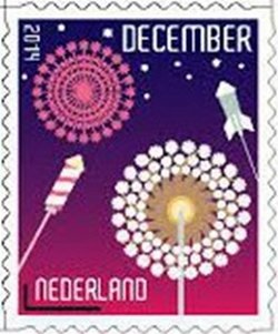Stamp, Firework, Netherlands,  , Christmas, Winter, Firework