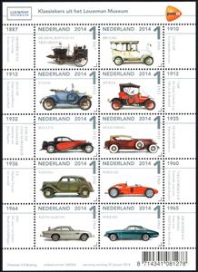Mini Sheet, Oltimers Louwman museum, Netherlands,  , Cars