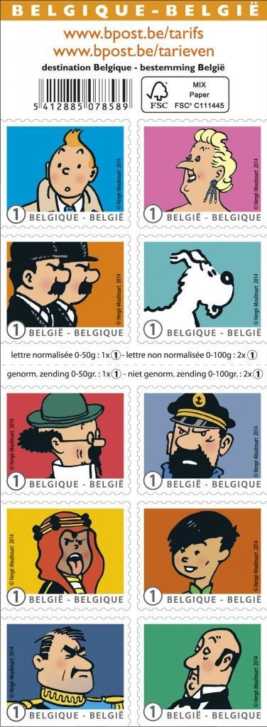 Booklet Tintin and his friends
