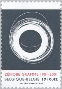 Stamp, Zénobe Gramme (1826 - 1901), Belgium,  , Famous People, Commemoration, Science, Technicians